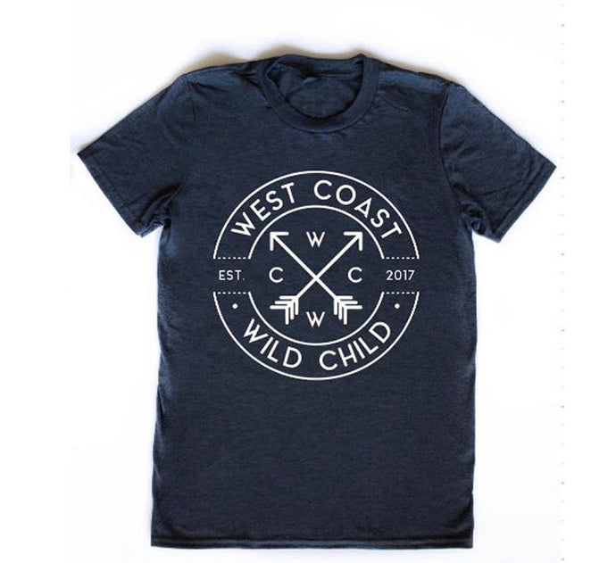 West Coast Wild Child Adult T-Shirt