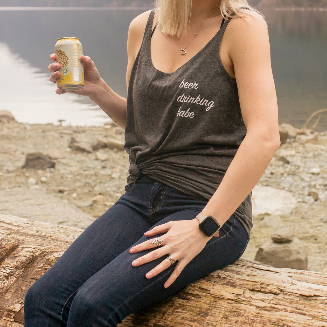 Beer Drinking Babe tank
