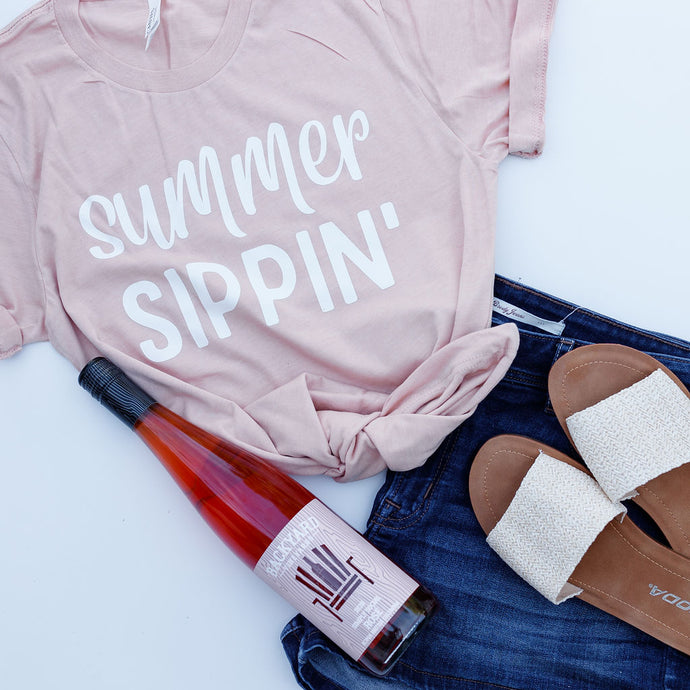 Summer Sippin’ Adult T-Shirt