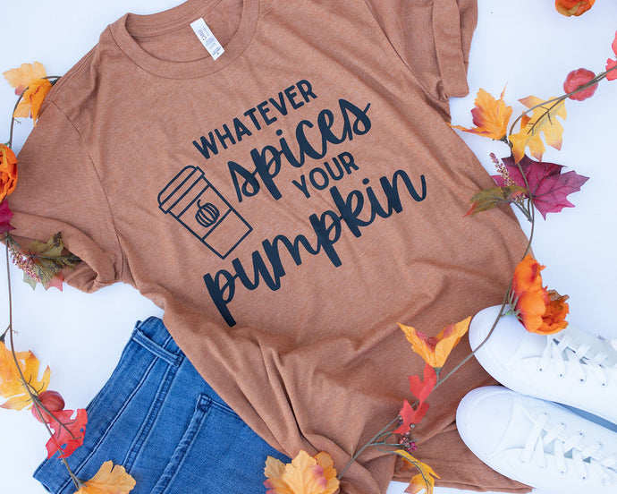 Whatever Spices Your Pumpkin Adult T-Shirt